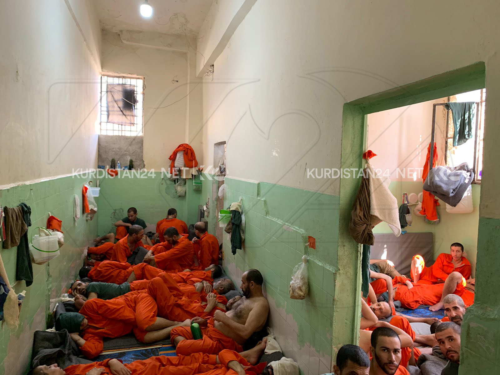 In Pictures: ISIS foreign fighters in Gweran Prison in Syria